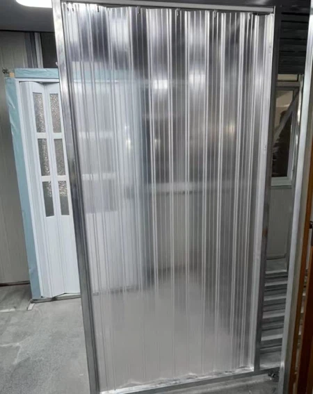 Transparency PVC Folding Door